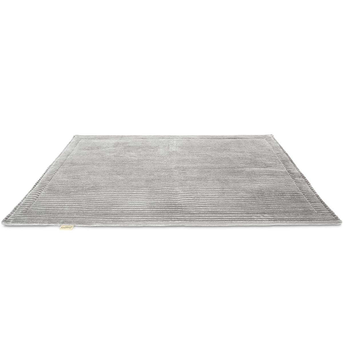 Knuffelwuff Timor Dog Blanket, 120 x 80 cm, Light Grey, Comfortable and Easy-Care Soft Cord Blanket, Washable - Image 3