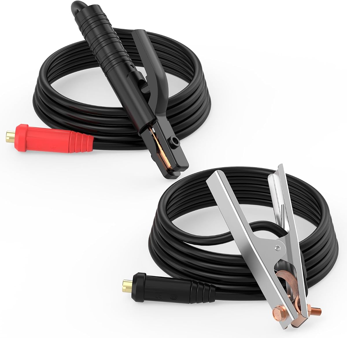 Welding Electrode Holder and Work Clamp Accessories Set | matched holder, work clamp accessories, compatibility with MIG-205ds and MIG-250pro welders