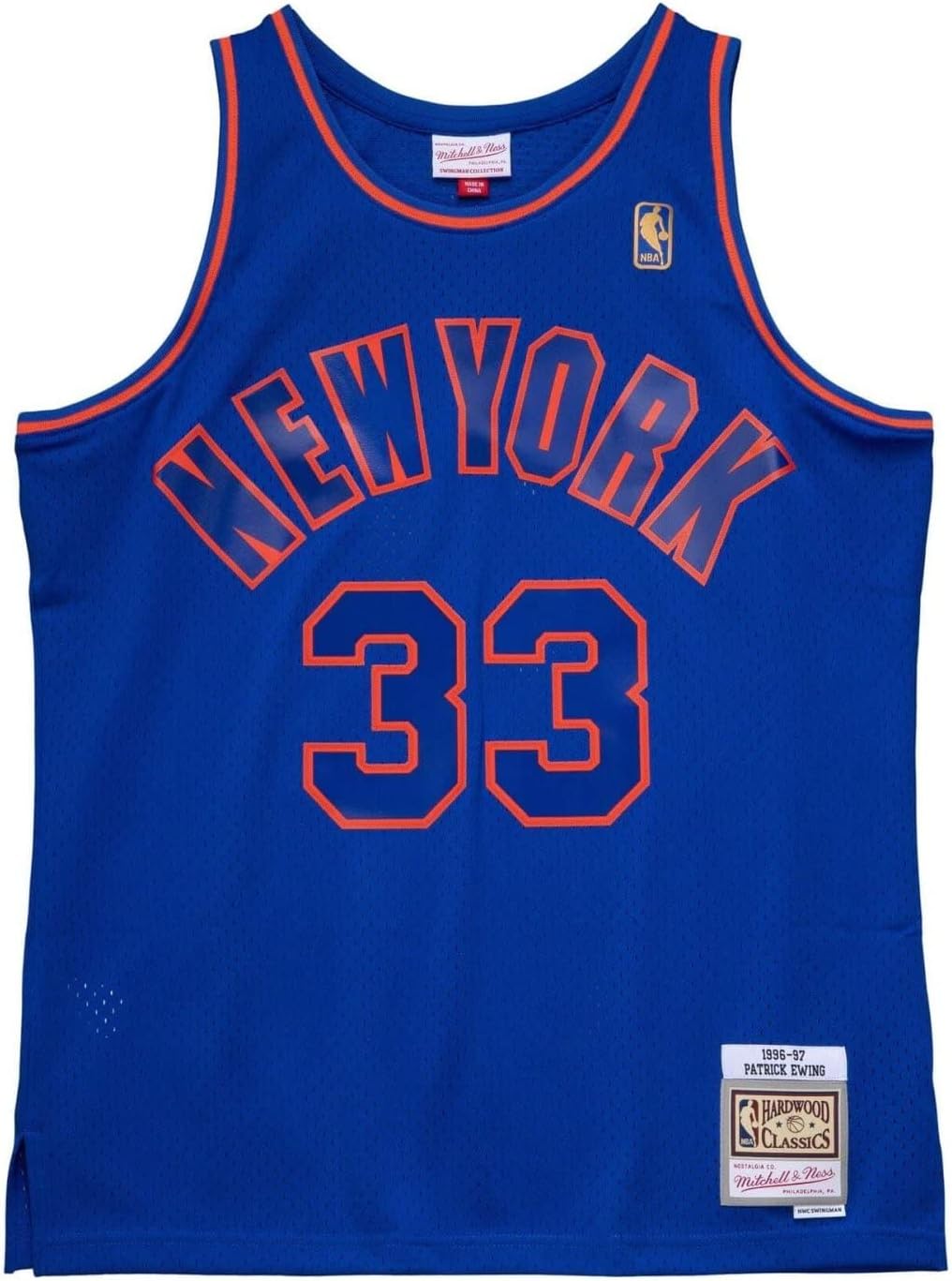 Mitchell & Ness Replica Swingman NBA Jersey HWC 33 Patrick Ewing New York Knicks Basketball Trikot