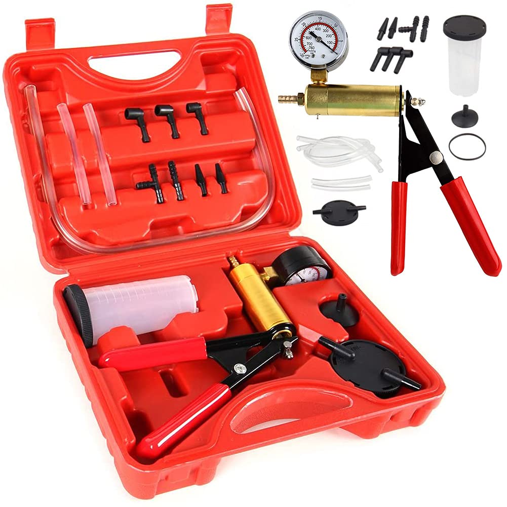 Buy Queta 2 in 1 Brake Bleeder Kit Hand held Vacuum Pump Test Set with