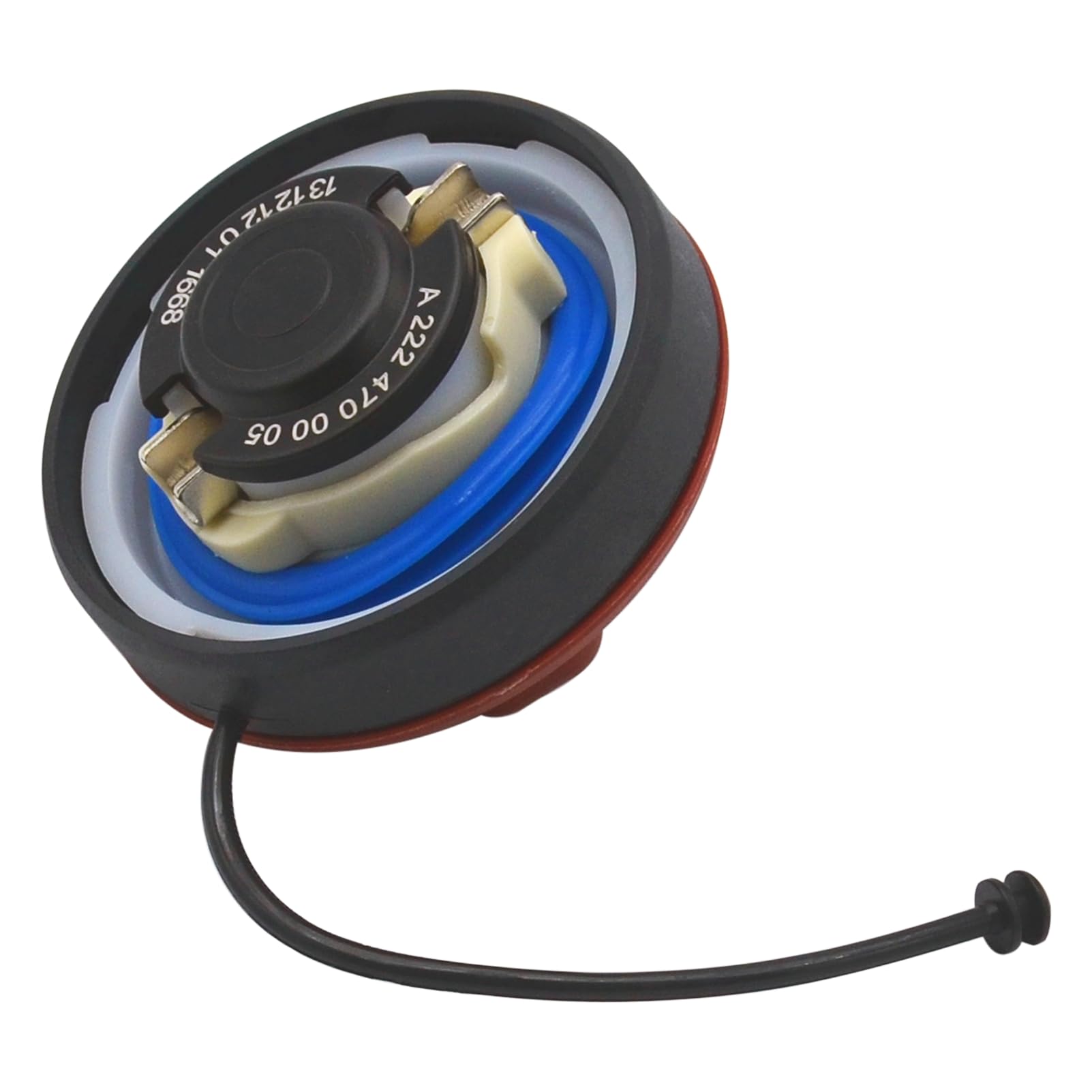 Bouchon Réservoir Carburant Diesel Rouge A2224700105 | Compatible Mercedes Classe A/C/E/GLA/CLA | Pièce Remplacement