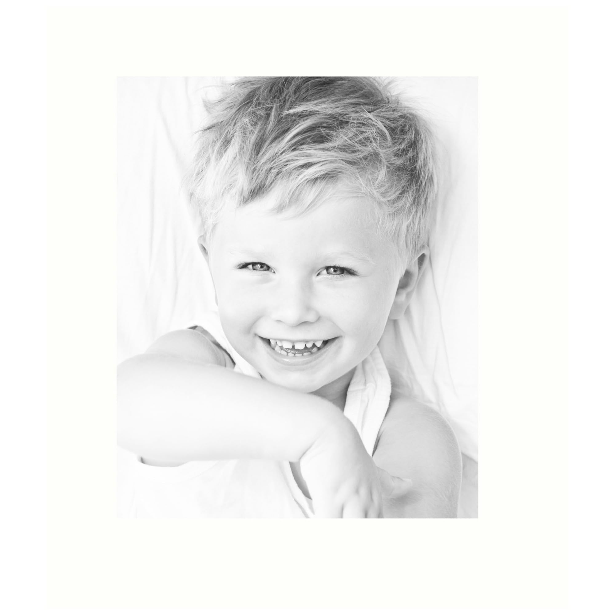 8.5x11 Light Cream/Light Cream Custom Mat for Picture Frame with 4.5x7 Opening Size (Mat Only, Frame NOT Included) - 7 Pack