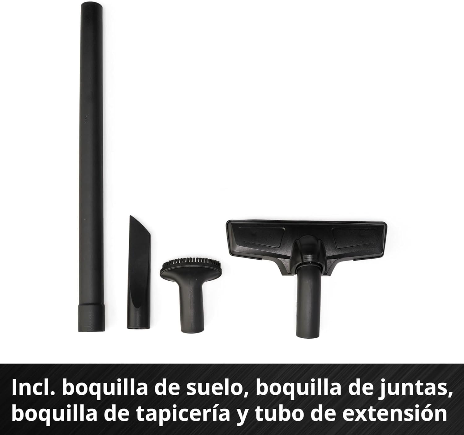 Einhell Aspiradora Manual sin Cable TE-VC 18 Li-Solo Power X-Change (Iones de Litio, contenedor de Polvo de 540 ml, Incl. 3 boquillas, extensión, Soporte de Pared, sin batería ni Cargador)