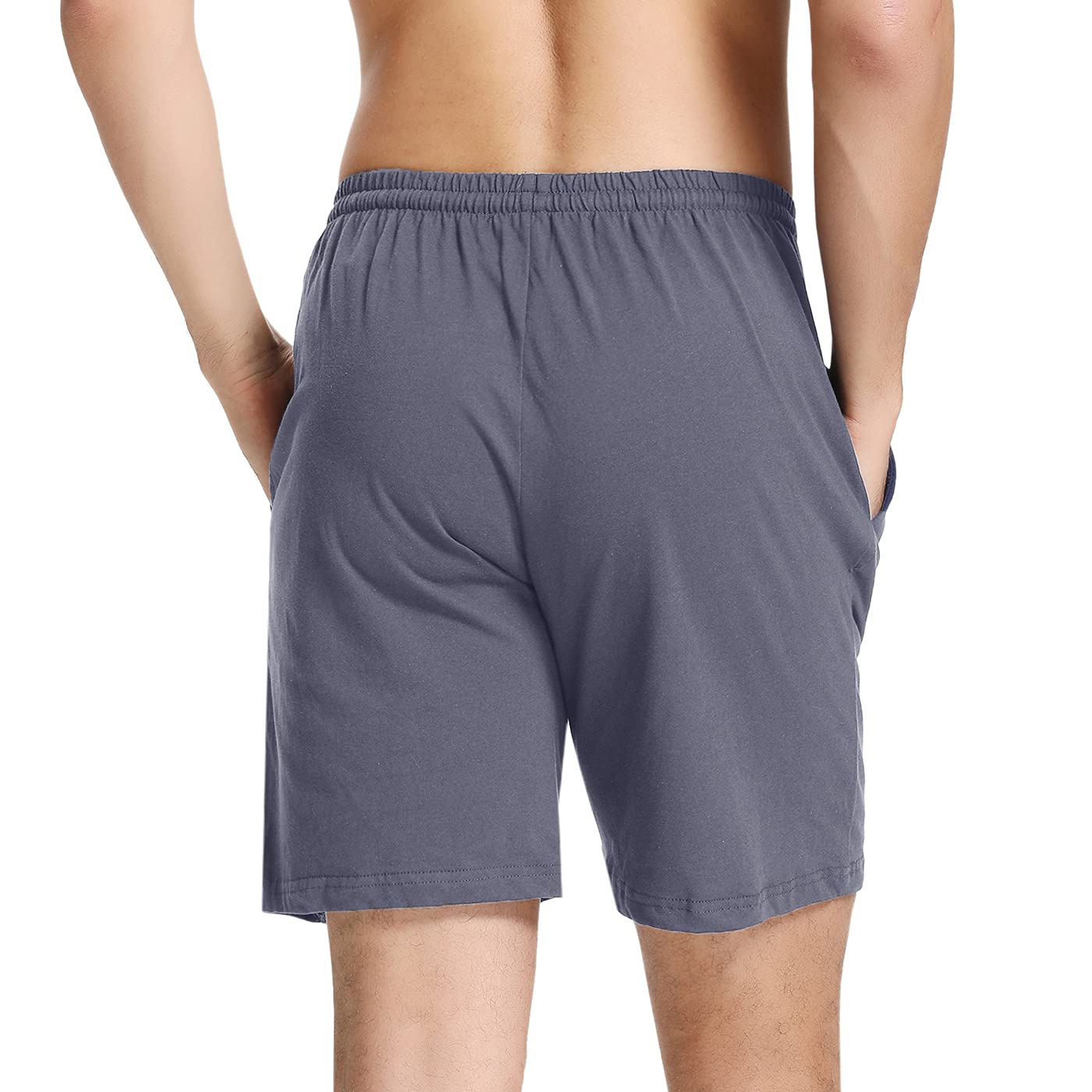 Aseniza Bas de Pyjama Homme Short Décontracté en 100% Coton Pyjama Short Homme pour Short de Pyjama Hommes d'été