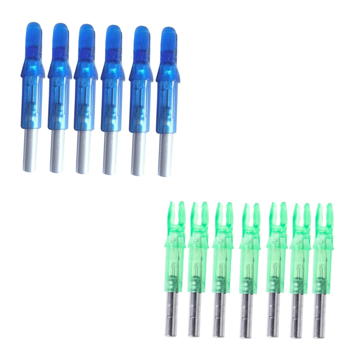 SUPVOX 48 Hour Continuous Lighting Led Arrow Tails Fishing Arrows Accessories 6.2mm Compatible