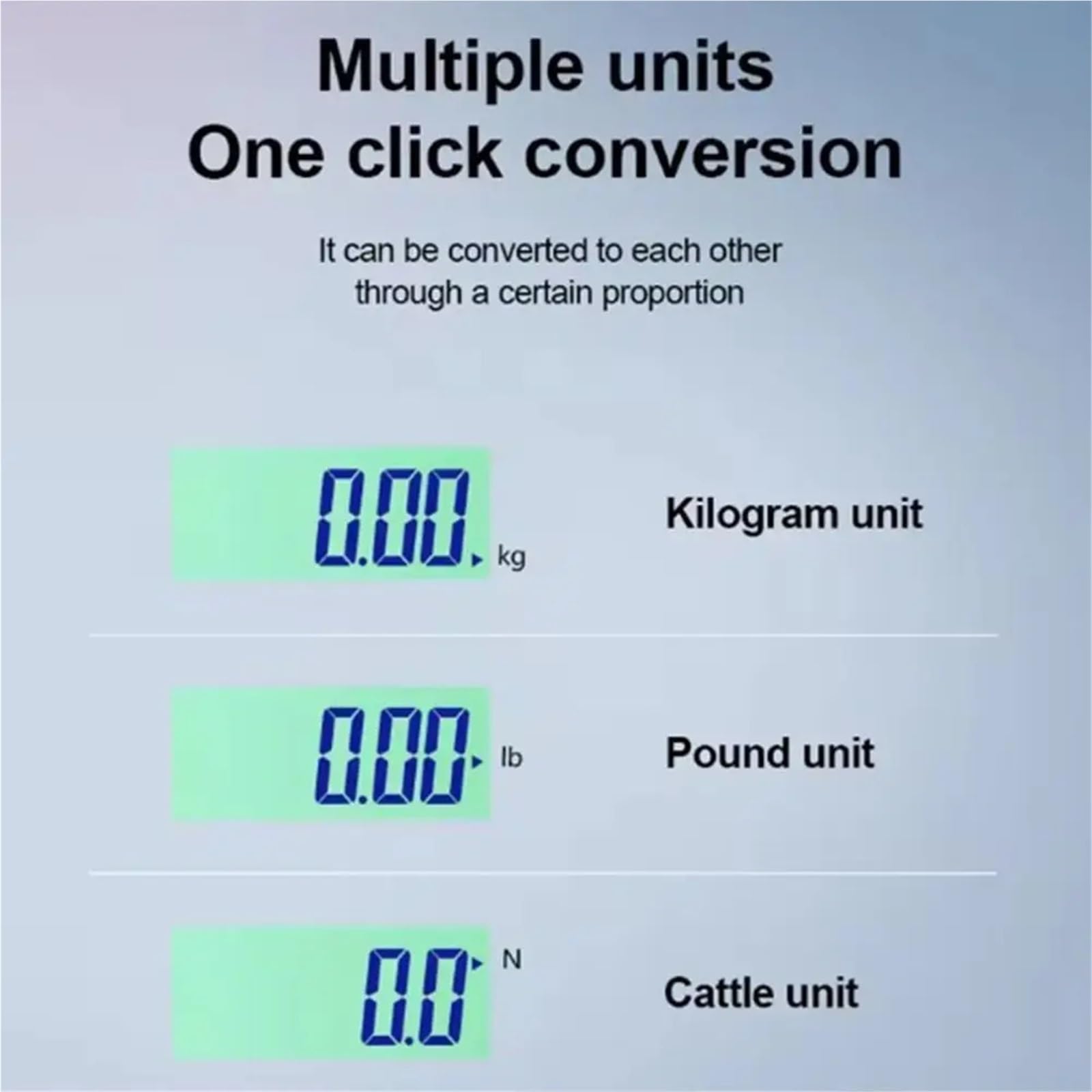 Cyfrowa waga dźwigowa, 500 kg Funkcja zmiany jednostki LCD Cyfrowa elektroniczna waga przenośna ręczna hakowa,Gospodarstwo,Wędkarstwo, Ryby,(Orange)