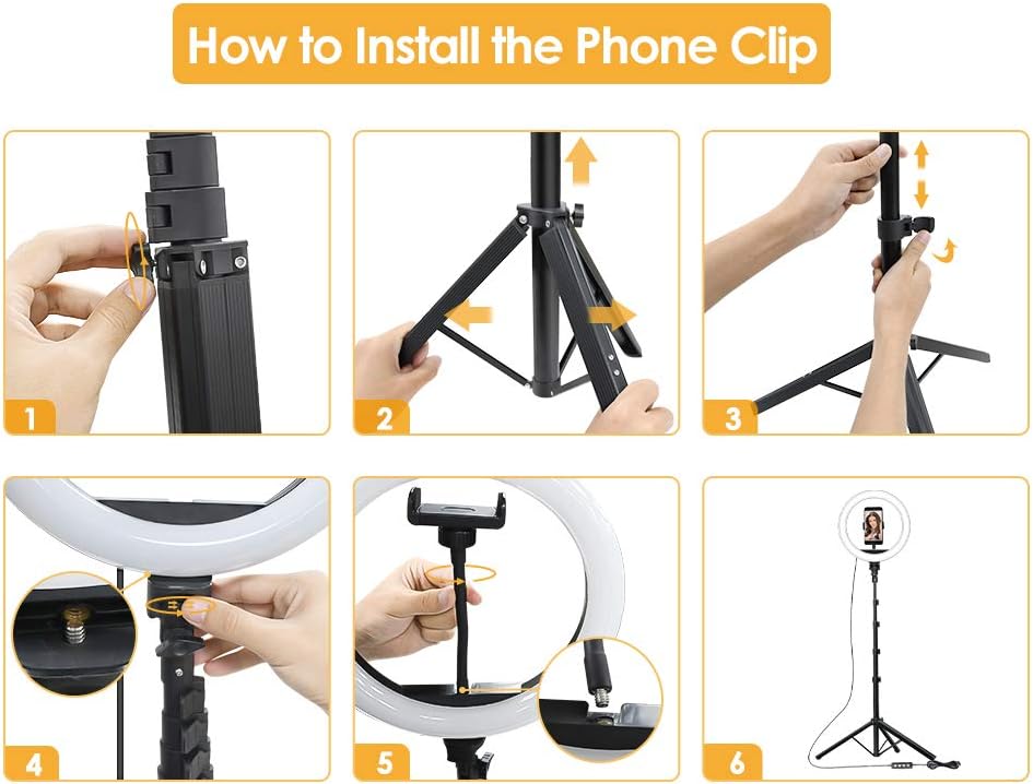 Gеt Chеар Prісе 10 Selfie Ring Light with 63 Tripod Stand & 3 Phone Holders, Dimmable Led Camera Ringlight for Live Streaming, YouTube, Video, Makeup, Photography, Compatible with iPhone Android (Upgraded) Nеw Arrіvаlѕ 10 Selfie Ring Light with 63 Tripod Stand & 3 Phone Holders, Dimmable Led Camera Ringlight for Live Streaming, YouTube, Video, Makeup, Photography, Compatible with iPhone Android (Upgraded)
