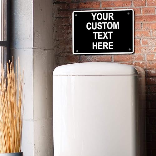 Miniatura 5 de Cartel de aluminio resistente a la intemperie de varios tamaños, personalizable con texto en inglés Regulación de Tráfico Negro/Blanco