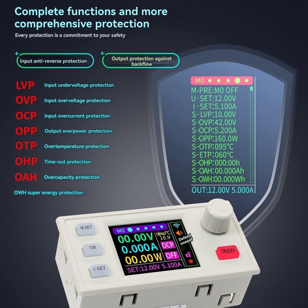 XY6506S可変DC安定化電源+WIFIモジュール 定電圧定電流 65V 6A 390W ステップダウンモジュール