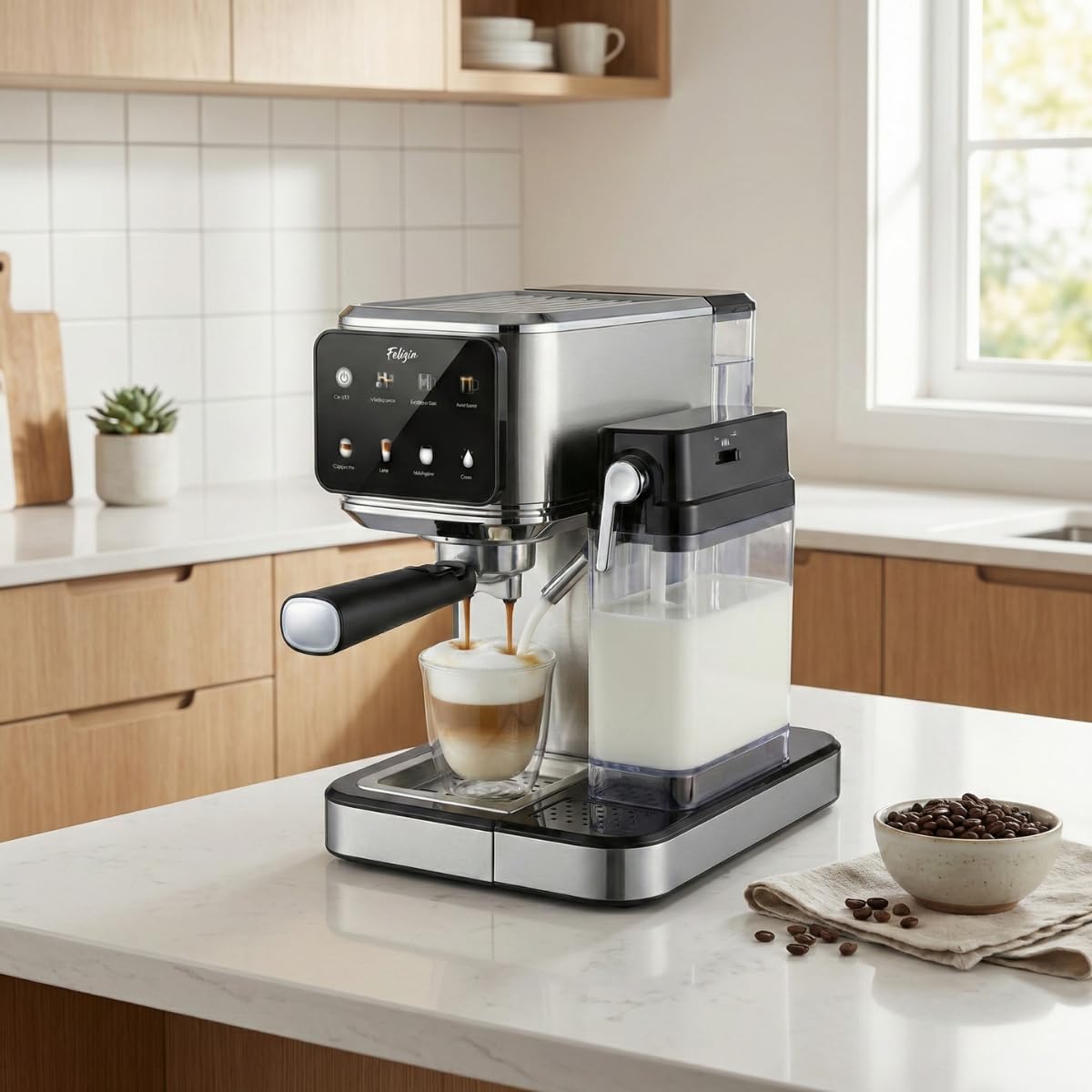 Macchina per caffè espresso e cappuccino Tech Vital (Felizia Latte)
