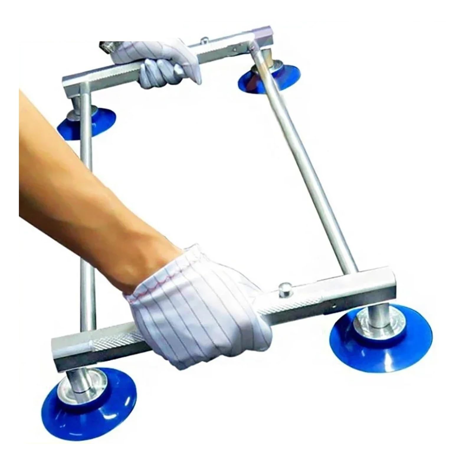 4 Suction Cup Scalable Frame for 32/55/65 in LCD Screen Repair Powerful Vacuum Sucker Cups Lifter Panel Carriers Tool 59cm-95cm Multiple Uses