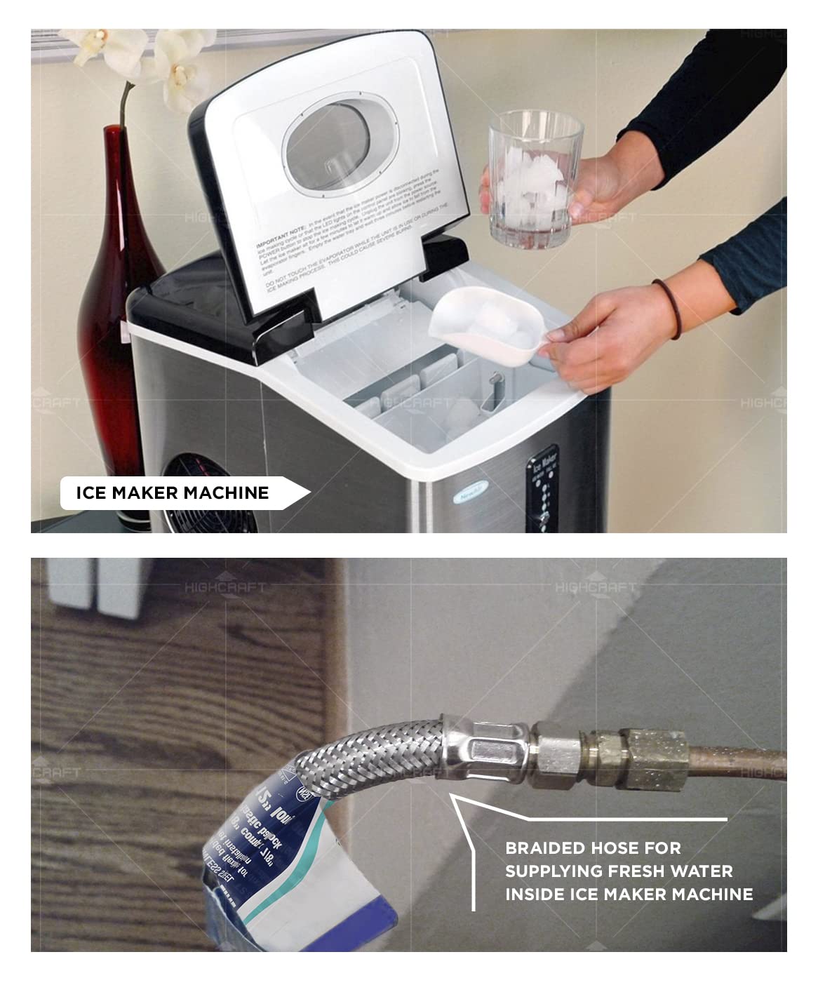 Amazon.co.jp: Everflow Supplies 2668-NL 鉛フリー 製氷機給水ホース