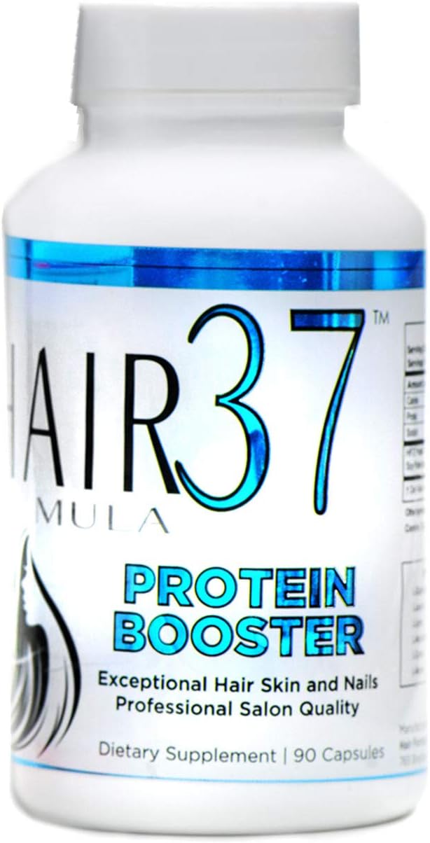 Best Protein Supplement for Hair Promote Healthy Hair Skin Nails Hair Formula 37 Protein Booster with Amino Acids which Boost Growth Fast Helps Build Keratin and Collagen Women Who Want Long Strong