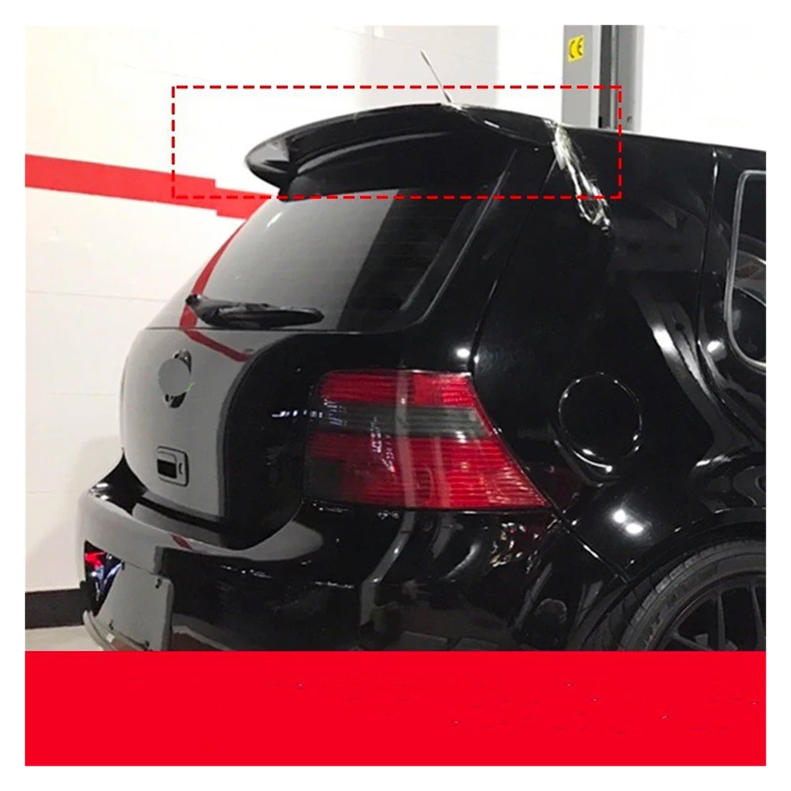 Spoiler da tetto Per VW Per GOLF 4 Sul 1998-2004 Mk4 Materiale ABS Colore Non Verniciato Posteriore Per Baule Tetto Spoiler(Unpainted)