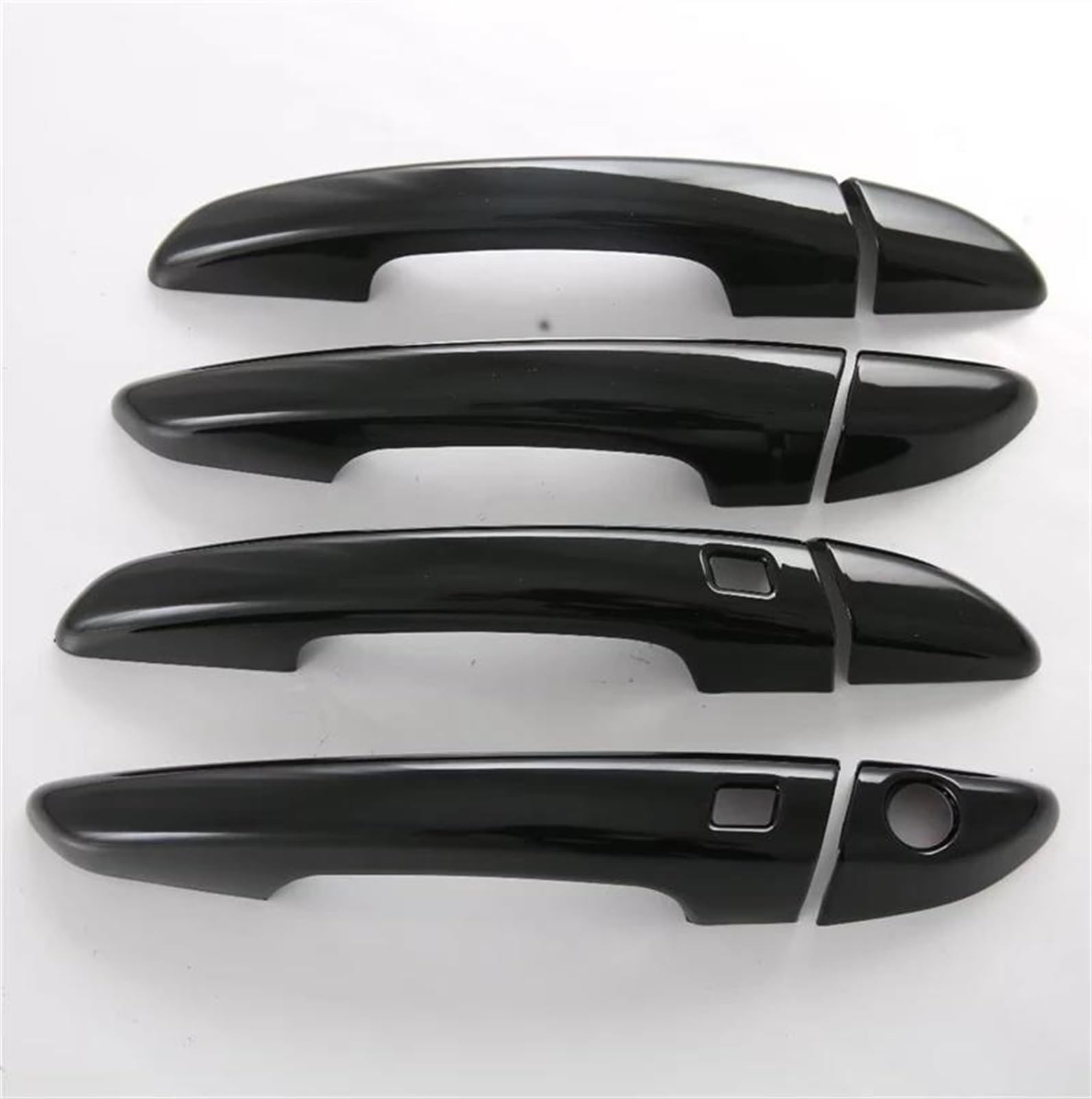 Noheeu Black Car Parts Abs Door Handle Covers With Smart Entry Hole For Hyundai For Sonata Lf 7Th For Generation 2014-2019(Black)