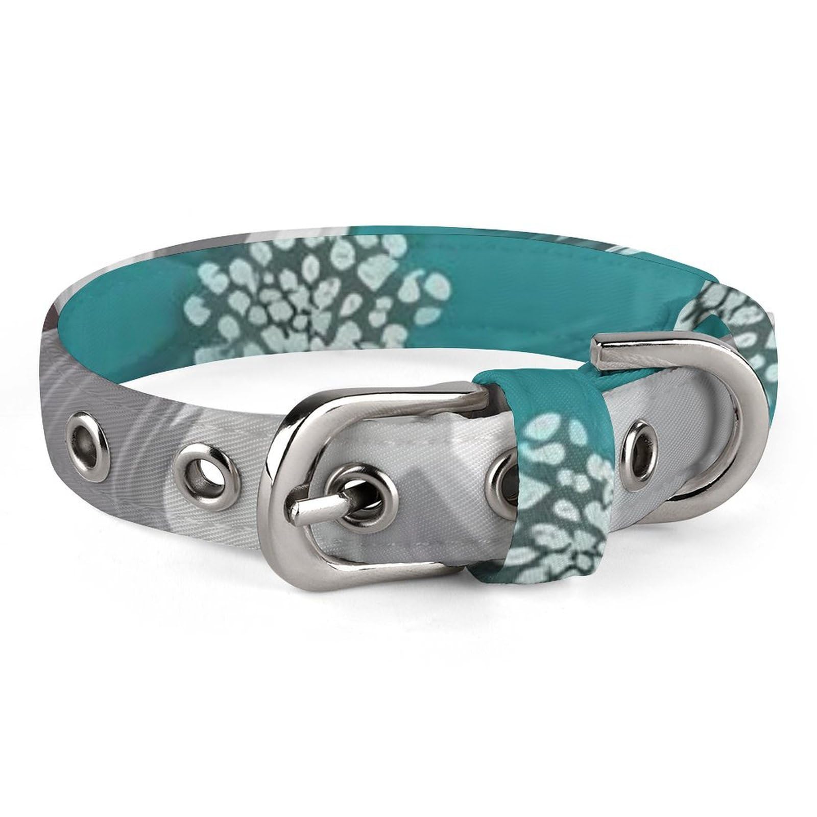 Collier pour chiens et chats réglable au motif floral pour vos balades