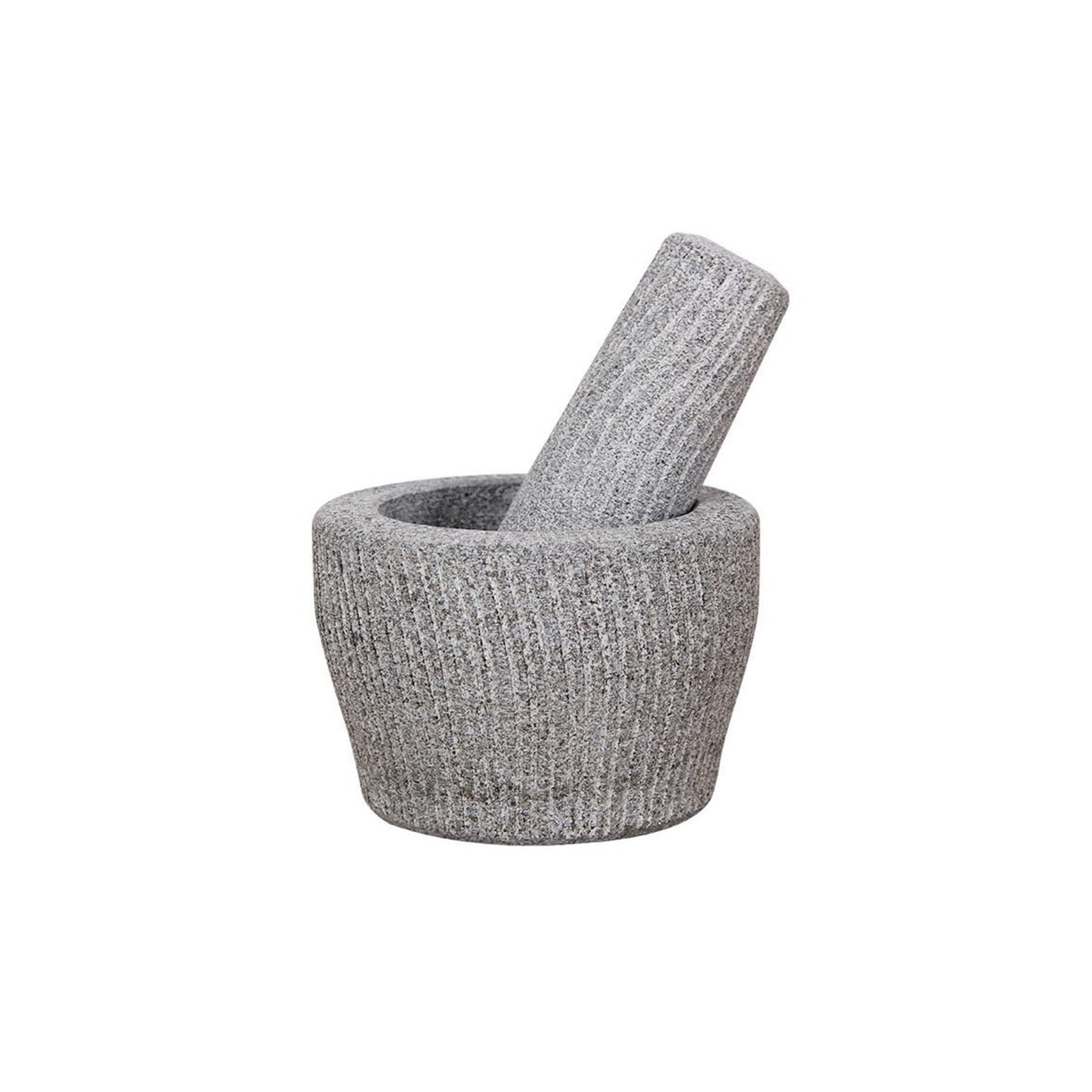 Set pestello e mortaio, macina spezie, erbe, diametro 10,5 cm Salse