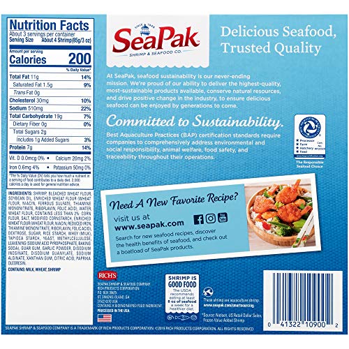 Seapak Jumbo Butterfly Shrimp With Oven Crispy Breading, Delicious Seafood, Frozen thumb #1