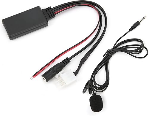 Miniatura 7 de Adaptador Bluetooth, adaptadores de entrada de video y O para coche, adaptador Bluetooth, adaptadores auxiliares para vehículos, DC 12 V Car O Cable