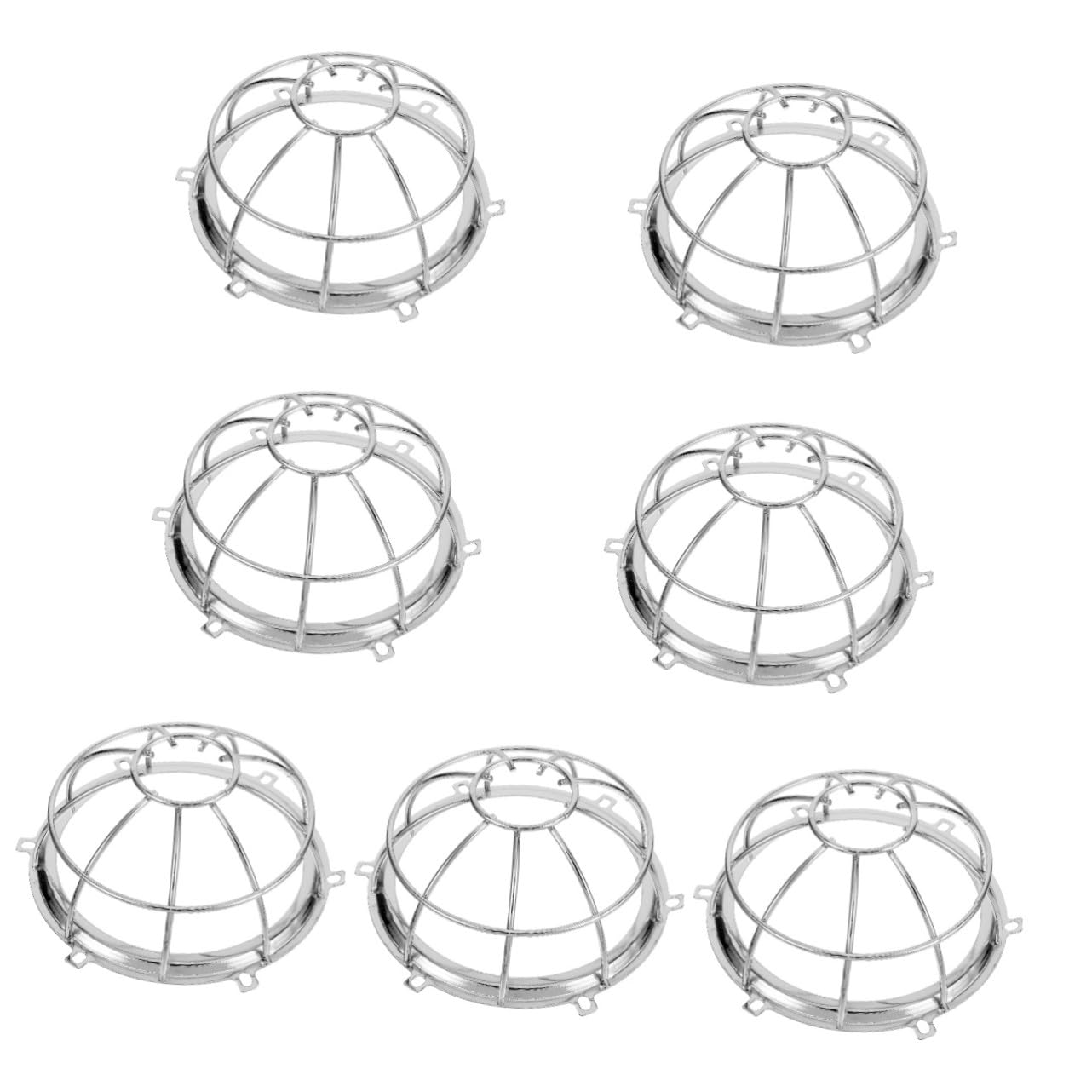 7 Piezas Protector para Detector de Humo Resistente y Decorativo para Sistemas contra Incendios Hogares y Comercios Fácil Instalación y