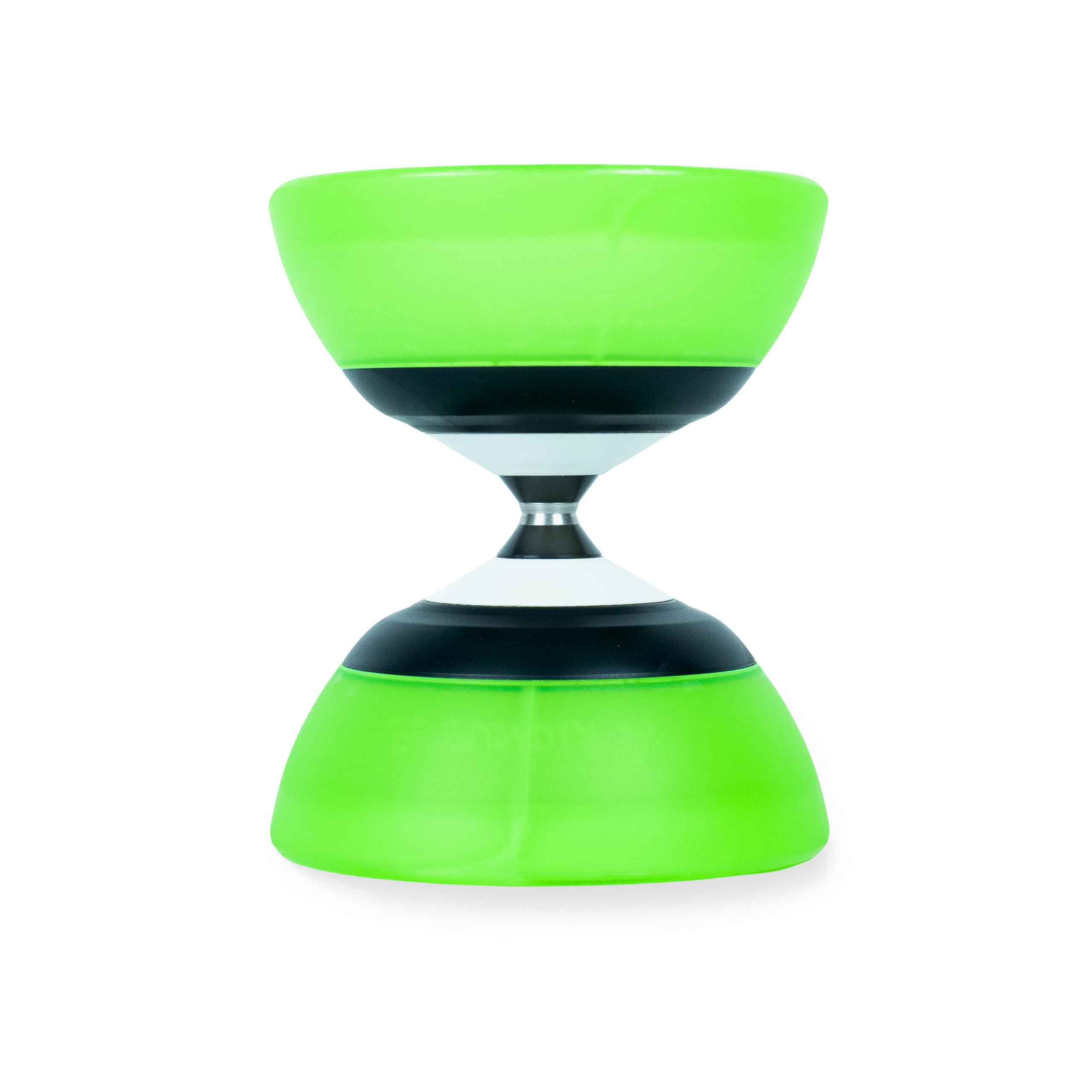 SUNDIA G3 Series - Professional Five Bearing Diabolo for Quick Acceleration, Smooth Rotations, High Performance for All Tricks and Levels - Beginners to Pros, Juggling Chinese Yoyo - Fog Green
