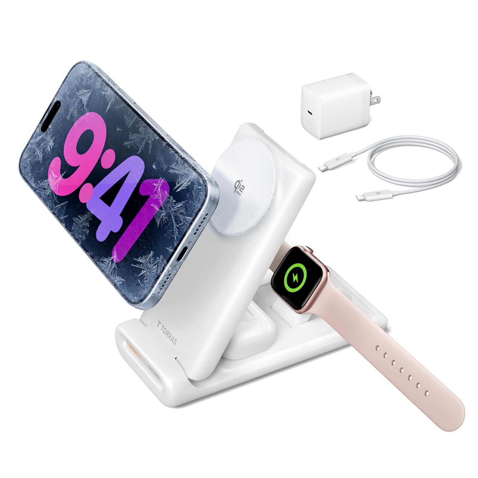 Photo 1 of TORRAS ChillFlow 3-in-1 Qi2 Wireless Charging Station