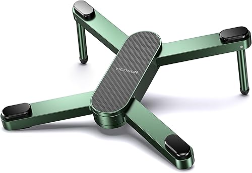 New Concept - Soporte ergonómico ajustable de aluminio para MacBook ProAir de hasta 15.6 pulgadas, soporte de computadora plegable y portátil para