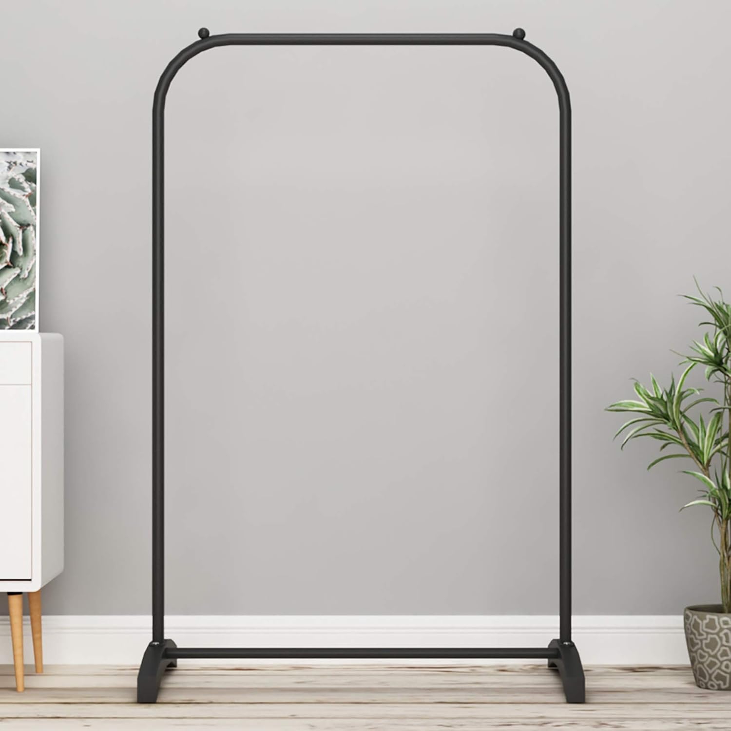 UDEAR Garment Rack Freestanding Hanger Multi-Functional Bedroom Clothing Rack Bedroom, Black