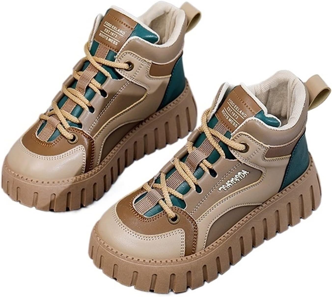 4.5cm Thick Sole Women's High Top Thick Sole Boots