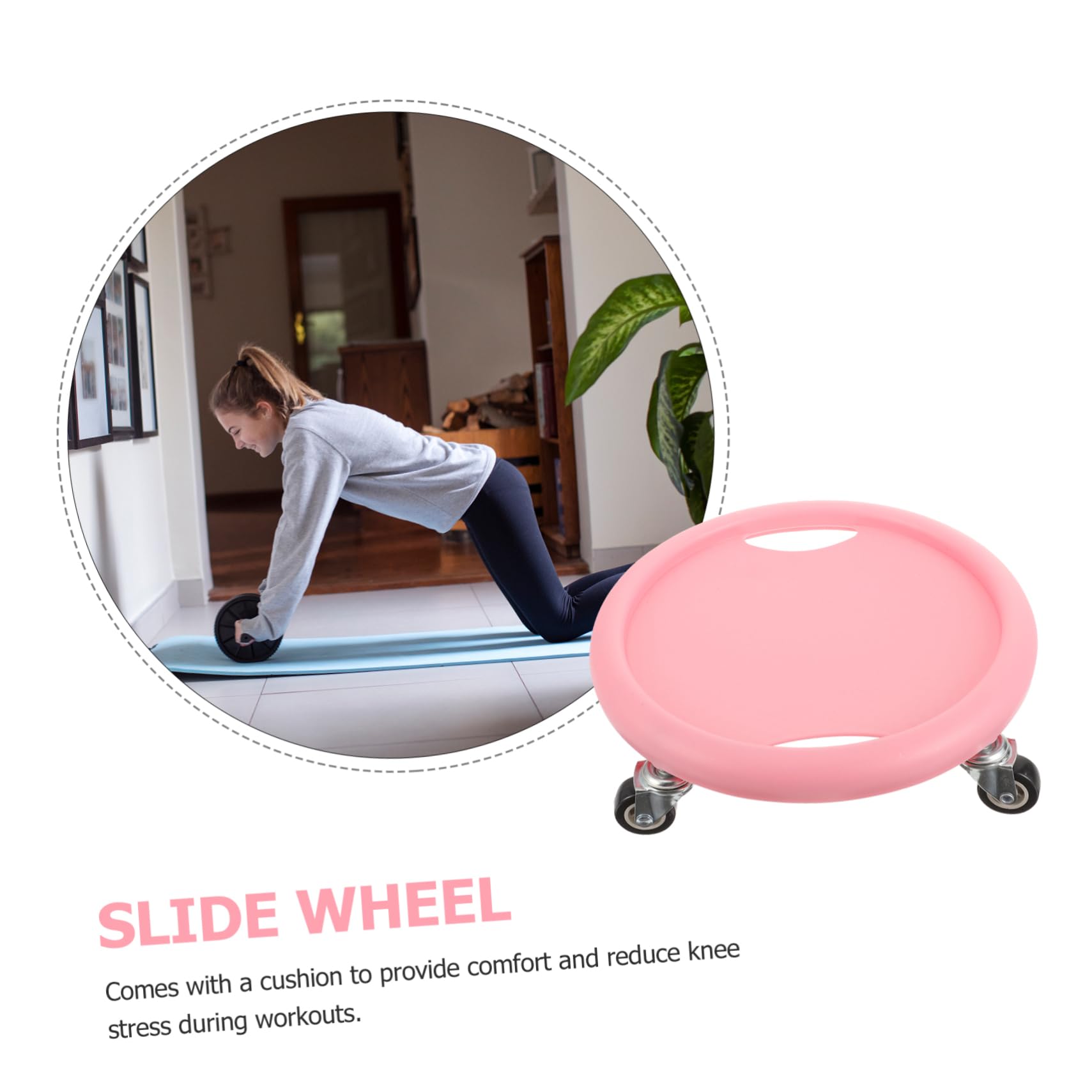 BESPORTBLE De Fitness Tobogán De Entrenamiento Abdominal Disco Deslizante Rodilleras Antideslizante De Limpiar