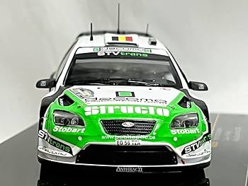 土曜日正午までの出品ixo1/18　wrcチームサポートカー イクソ 1/18スケール FORD WRCモデルカー発売中
