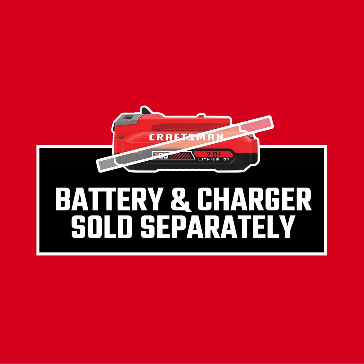 CRAFTSMAN V20 Mini Chainsaw, Cordless, 10 inch, Bare Tool Only (CMCCS610B) - Image 8