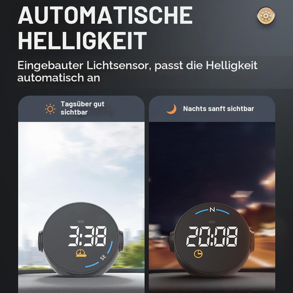 Shkalacar H600G Digitaler Auto Tachometer Head-Up-Display mit GPS