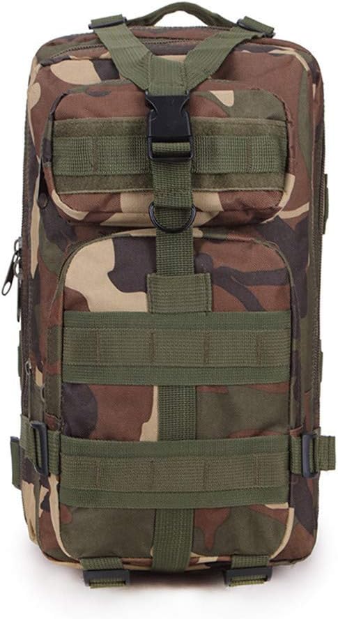 Wszzb Outdoor Sports Camouflage Backpack Camouflage Hiking Trekking Bag Tactical Backpack 22X10X41Cm