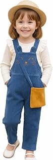 Girls Full Sleeve Dungaree Dress with Top, Purple Corduroy, Cat Face Embroidery, 3 Piece Set Price In India