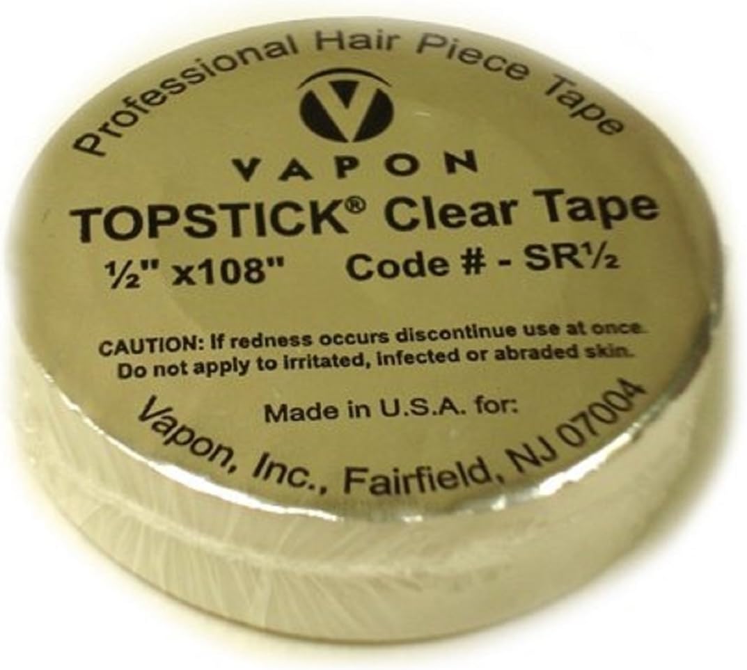 Topstick Claer Tape 1/2" x 3 Yard Roll Tape