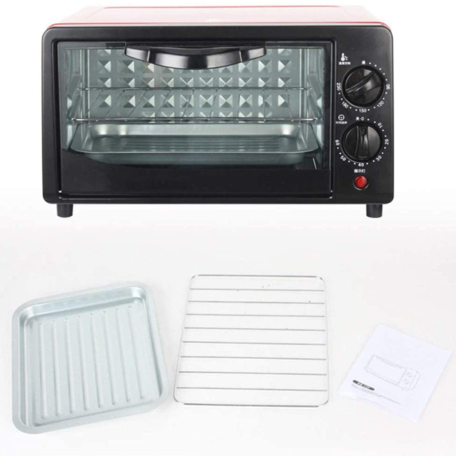 Kuchenka mikrofalowa 800 W z płytą grillową i stojakiem na żywność, regulowana temperatura, timer 60 minut, kompaktowa konstrukcja blatu do małych kuchni