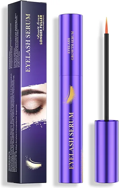 Lash Serum - 8ml Rapid Eyelash Growth Serum for Thickness, Stronger, Healthier Lashes & Brows - Vegan & Cruelty-Free