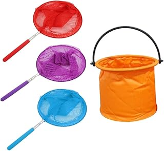 Catching Toys Fishing Nets for Kids Toys for Kids Outside Toy Butterflies Catching Nets Kids Fish Catching Tool Catching Nets Net Net Net Small Fishnet Canvas Bag Toy