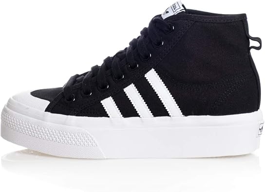 adidas nizza platform mid - fy2783 negbás ftwbla ftwbla Talla 36