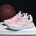 Men Basketball Shoes High Top Non Slip Womens Basketball Sneakers Comfortable Fashion Athletic Training Sport Shoes (6.5,Pink)
