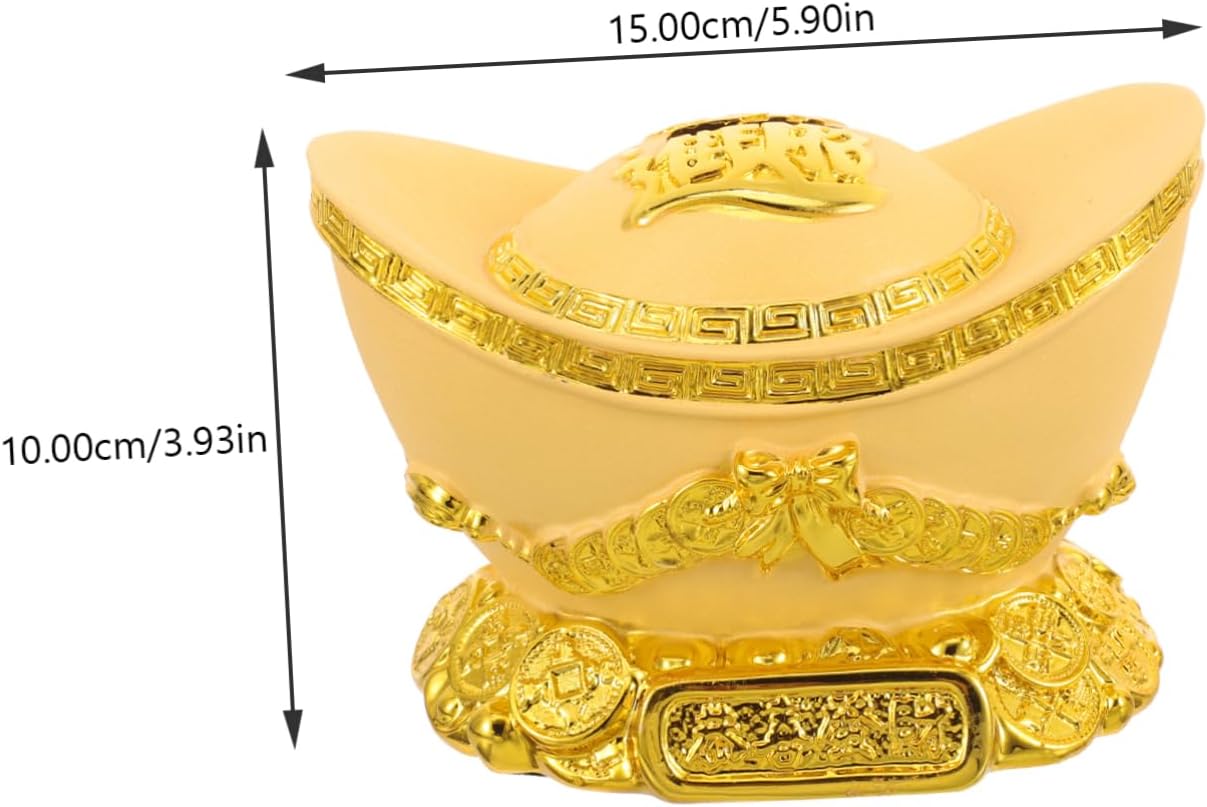 Alipis Shaped Money Bank Ornament Piggy Bank Counter for Adults Resin Material Home Decor