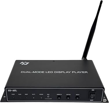 Huidu HD-A5L LED Media Player | Upgrade of HD-A4L | Synchronous & Asynchronous Digital Signage Controller for High-Resolution LED Displays, Video Walls, Digital Menu Boards, and Outdoor Signs
