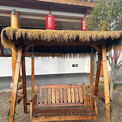 Techo de paja artificial de 100 cm de ancho para cubierta de palapa mexicana y sombra exterior 7