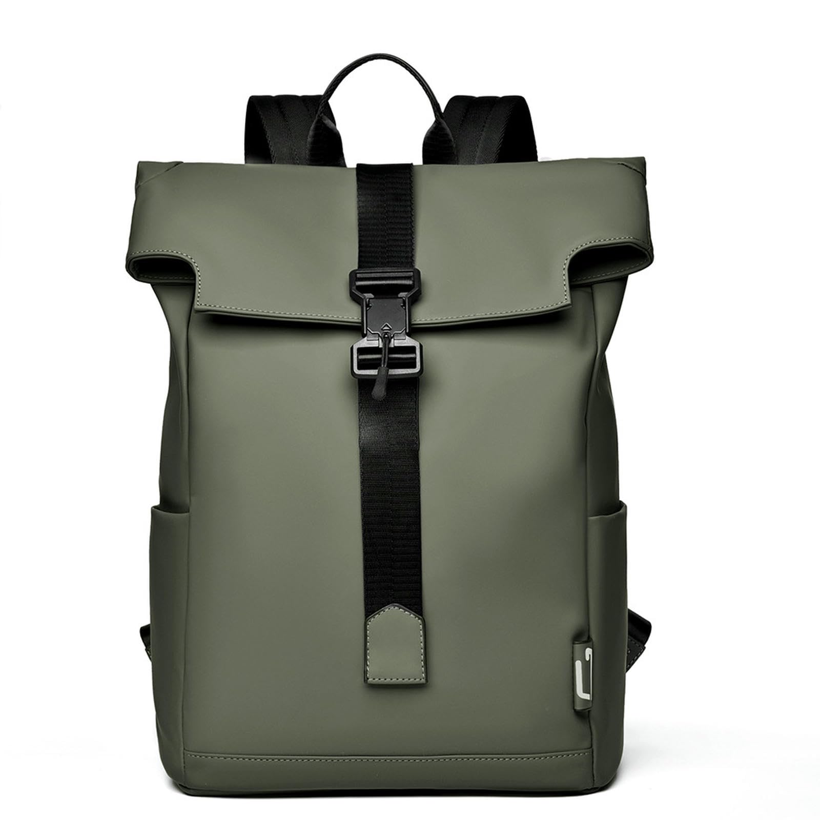Sac à dos de voyage vert imperméable et ergonomique pour hommes