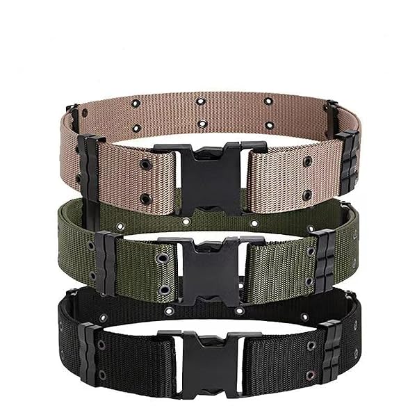 CooBigo 5 Pack 2 Inch Quick Side Release Plastic Buckle Clips Snaps Military Dual Adjustable Heavy Duty for Backpack Buckles Replacement Nylon Webbing Luggage Straps Belt Fanny Pack Buckle No Sewing by CooBigo - Used condition - Image 6