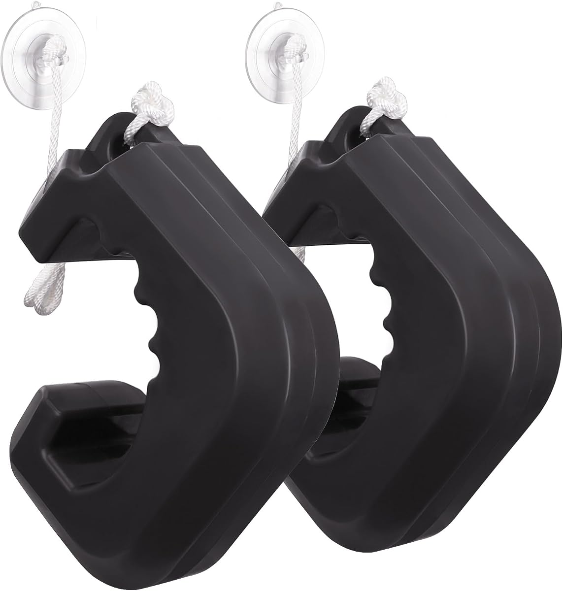 Jet Ski Bumpers for Docking, PWC Fenders Fit Yamaha Jet Skis, PWC Bumpers Waverunner Accessories with Quick Attachment, 2 Pack, Black