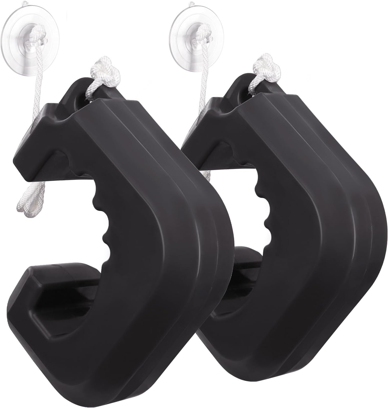 Jet Ski Bumpers for Docking, PWC Fenders Fit Yamaha Jet Skis, PWC Bumpers Waverunner Accessories with Quick Attachment, 2 Pack, Black