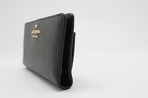 Miniatura 5 de Kate Spade New York Staci - Billetera plegable delgada grande, color negro, Negro -