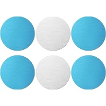 6pcs Under Cabinet Lights Magnetic Sticky, Metal Replacement Magnetic Strips with Adhesive Backing Magnet Lights Strip for Magnetic LED Lights & Under Counter Lights Round